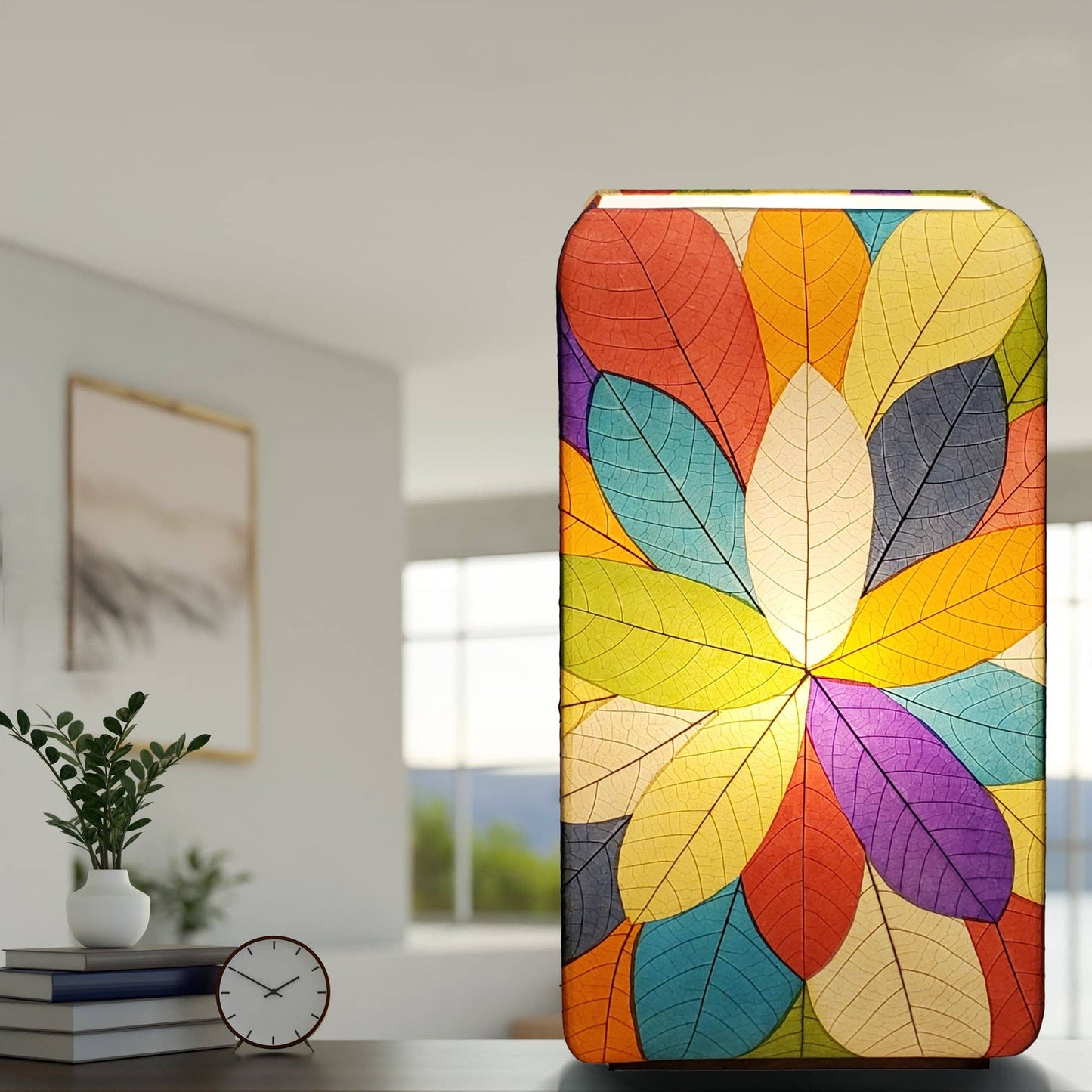 Sunburst Table Lamp Multi - Eurohaus Modern Furniture LLC
