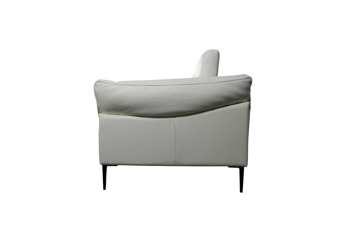 Ennio Top Grain Leather Sofa with Chaise Lounge