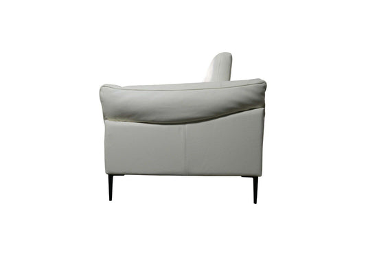 Ennio Top Grain Leather Sofa with Chaise Lounge - Eurohaus Modern Furniture LLC