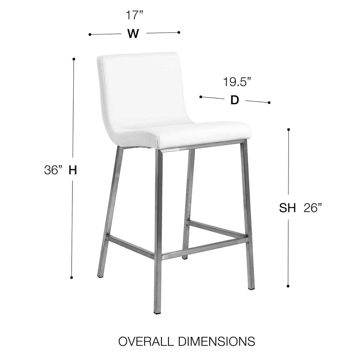 SCOTT 26"H COUNTER CHAIR