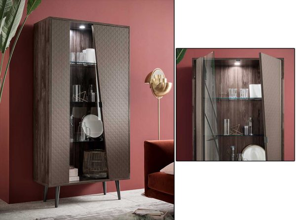 ALF FRIDA 2D CURIO CABINET - Eurohaus Modern Furniture LLC