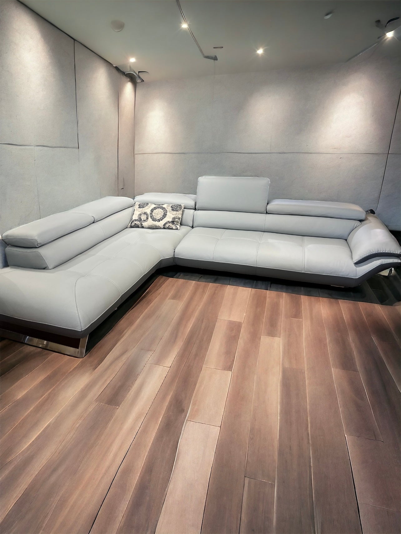 Nicoletti Corsica Leather Sectional - Eurohaus Modern Furniture LLC