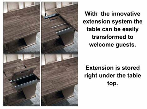 ALF FRIDA DINING TABLE - Eurohaus Modern Furniture LLC