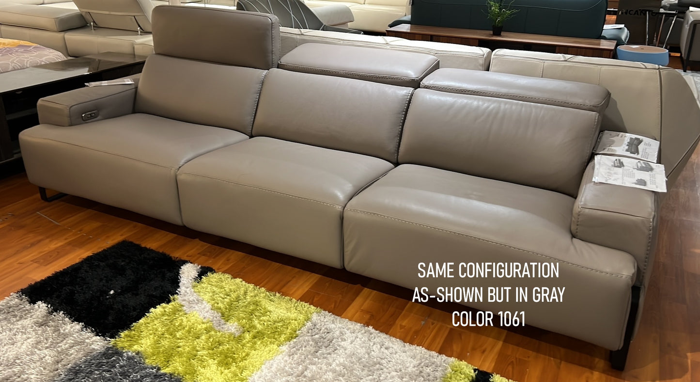 INCANTO - I768 - 5PCS. SECTIONAL W/3 Power Recliners