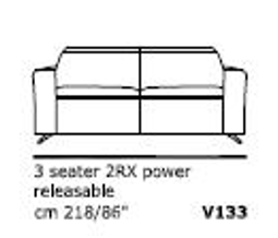 INCANTO - I811 SOFA WITH 2 RECLINERS - Eurohaus Modern Furniture LLC