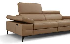 INCANTO I920 - 3 RECLINERS SOFA 111"L - Eurohaus Modern Furniture