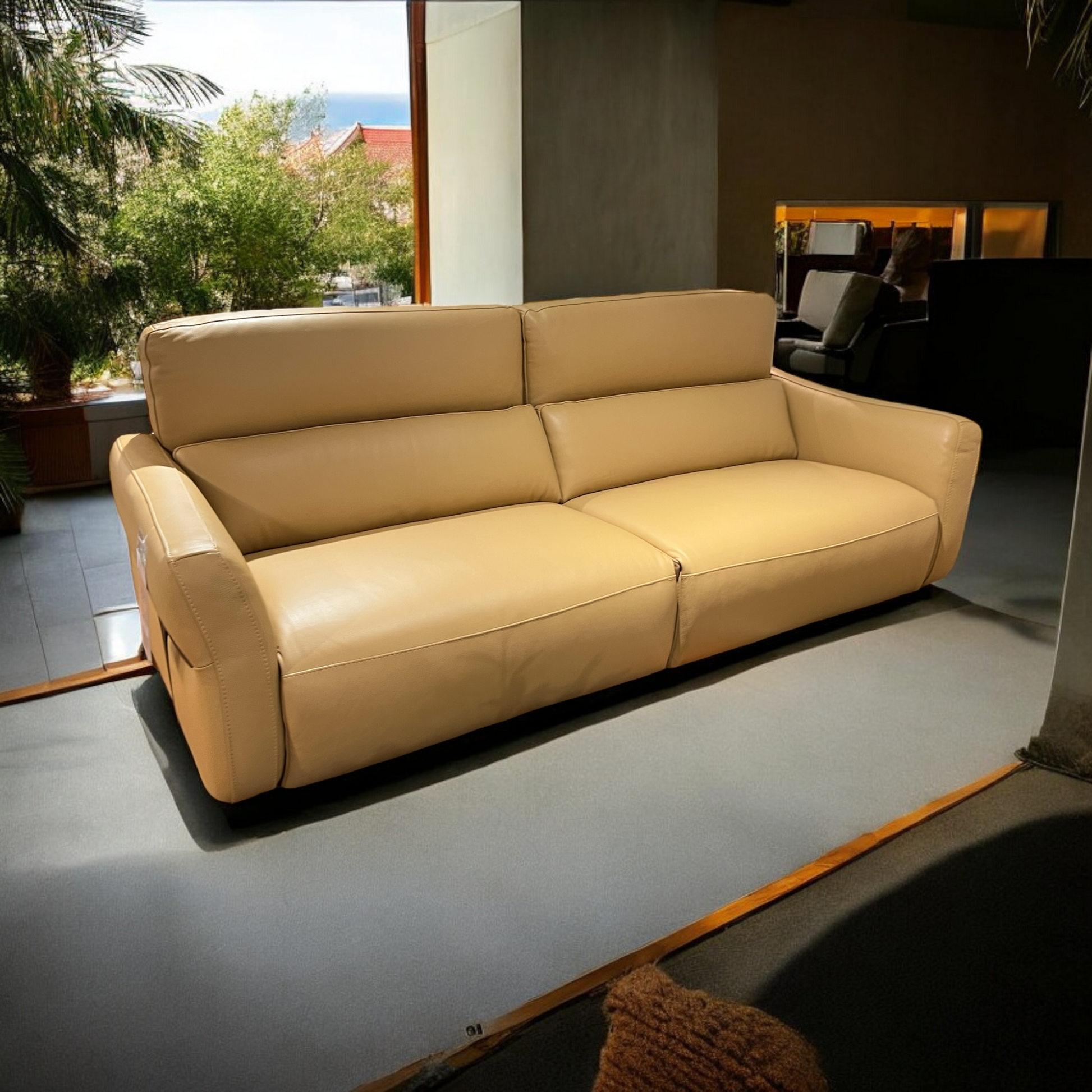 INCANTO I875 SOFA W/DOUBLE RECLINERS - Eurohaus Modern Furniture