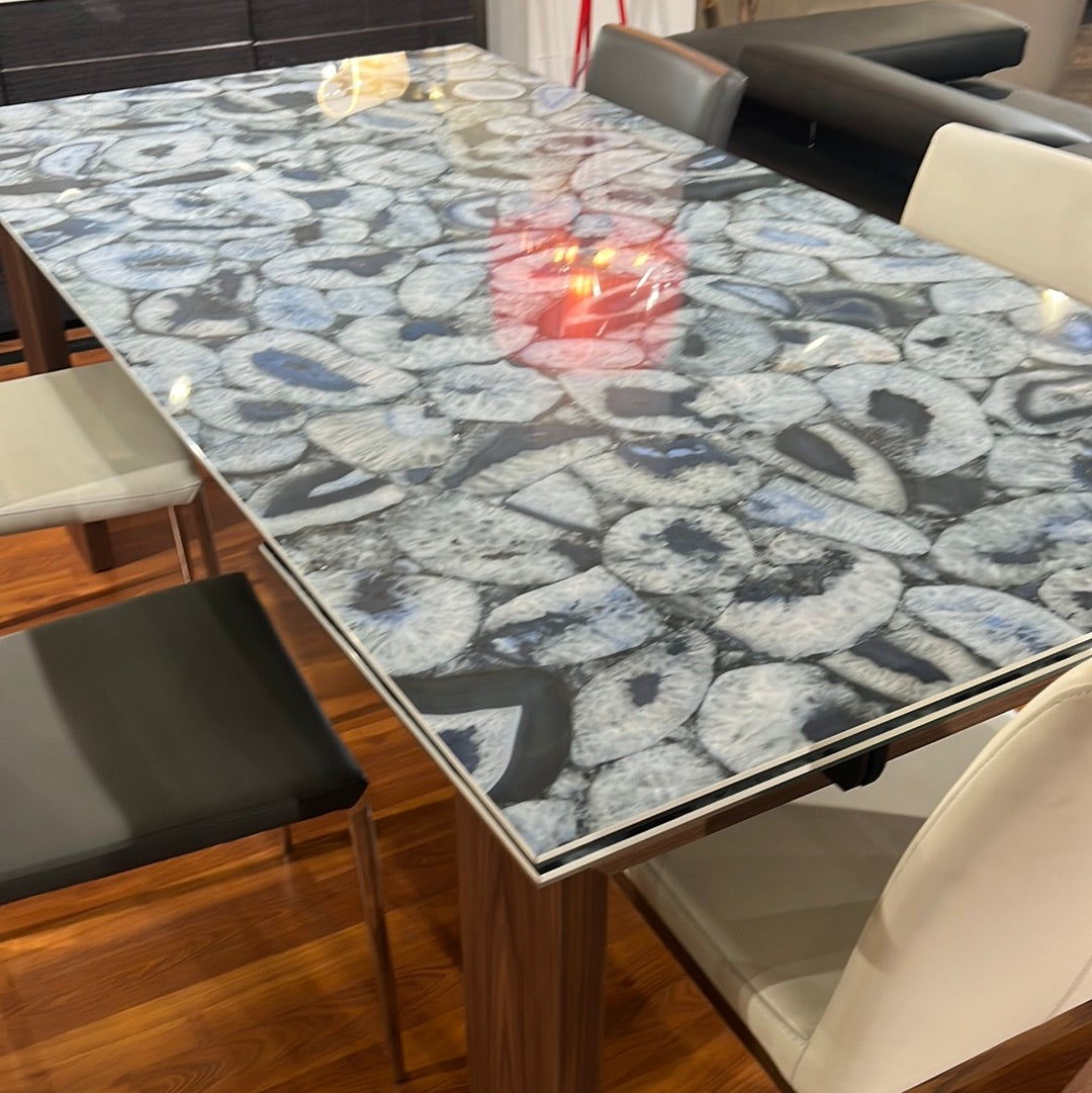 Tonin Casa - Made in Italy - Brooklyn Extendable Table with White Ceramic Top