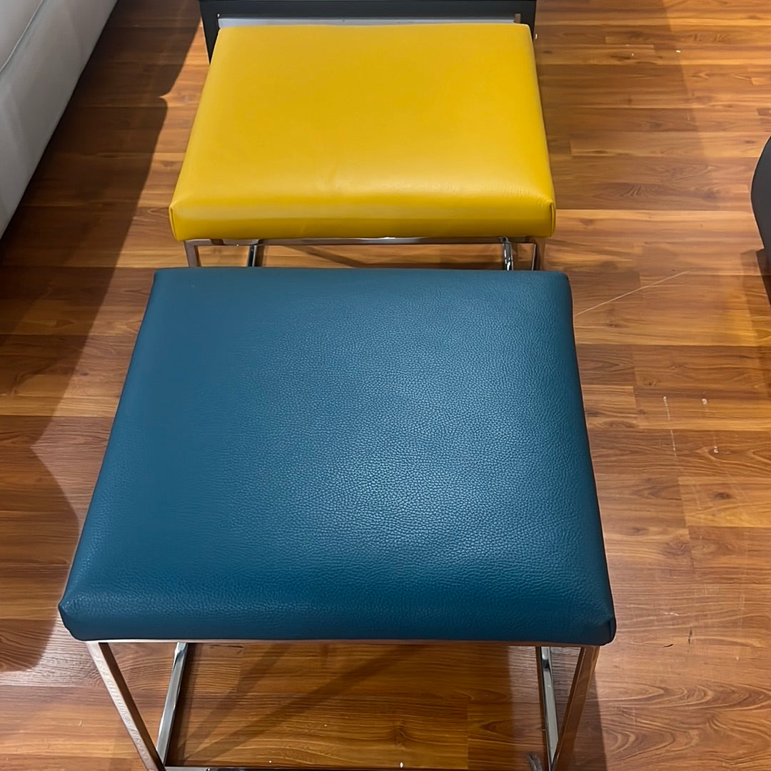 Harlem Leather Ottoman - Eurohaus Modern Furniture LLC