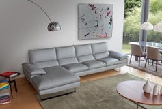 NICOLETTI - DAVE LEATHER SECTIONAL - ITALY - Eurohaus Modern Furniture LLC