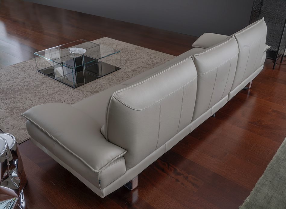 NICOLETTI - DAVE LEATHER SECTIONAL - ITALY - Eurohaus Modern Furniture LLC