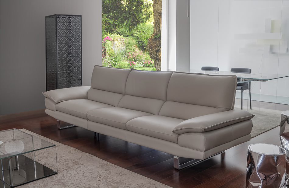 NICOLETTI - DAVE LEATHER SECTIONAL - ITALY - Eurohaus Modern Furniture LLC