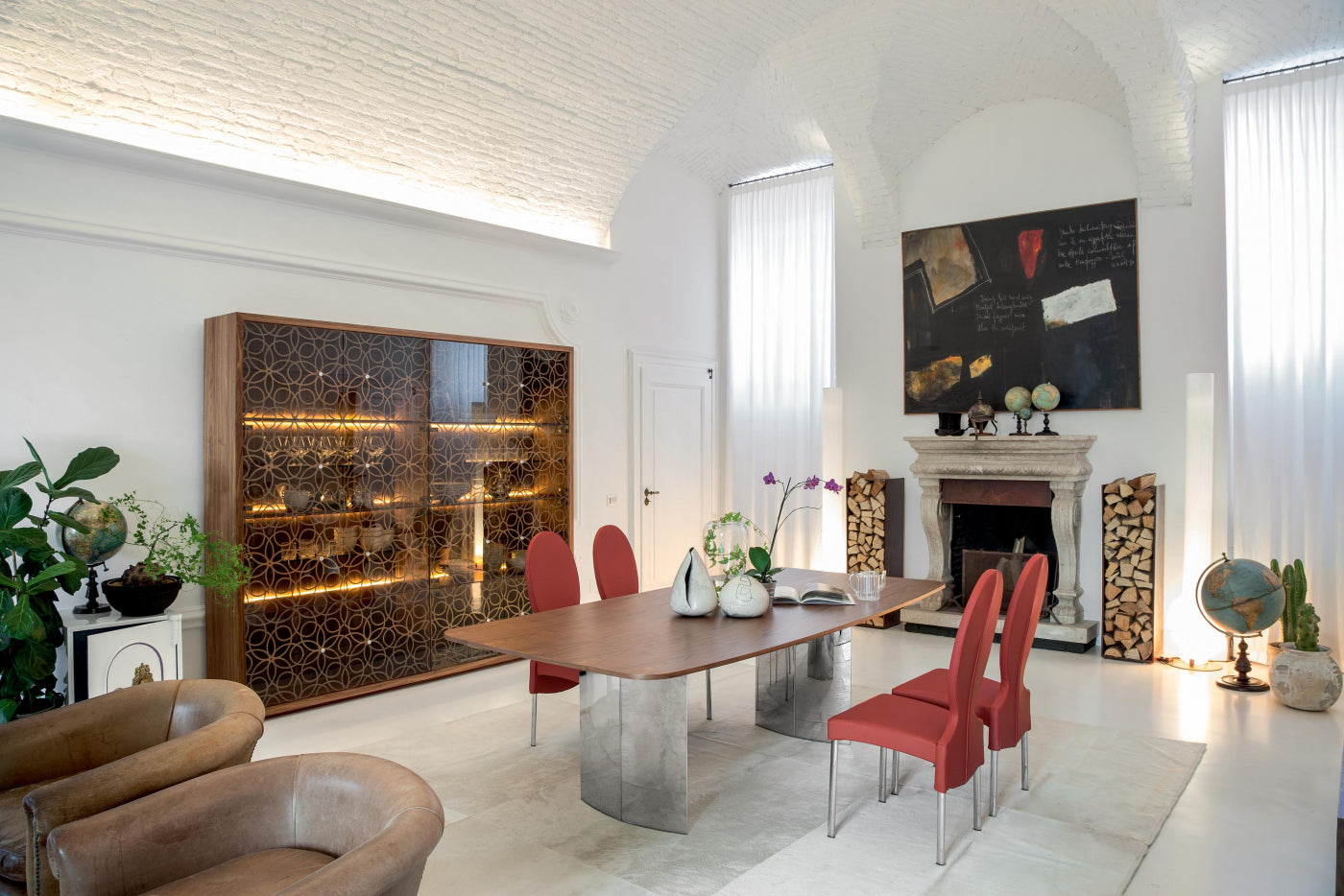 TONIN CASA - Made in Italy - Manhattan Dining Table - Eurohaus Modern Furniture LLC