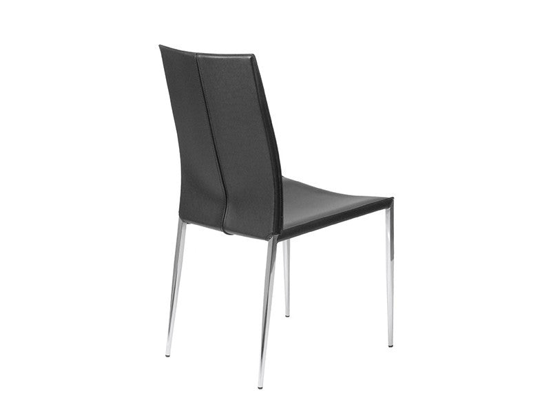 EURO- Max Leather side chair - Eurohaus Modern Furniture LLC