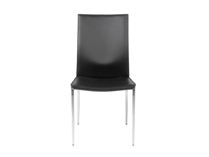 EURO- Max Leather side chair - Eurohaus Modern Furniture LLC