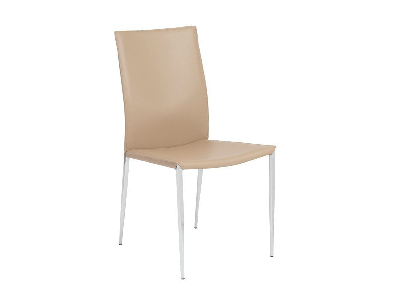 EURO- Max Leather side chair - Eurohaus Modern Furniture LLC