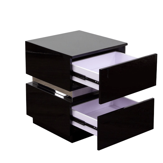 DS-High Gloss Lacquer w/2 Drawers - Eurohaus Modern Furniture LLC