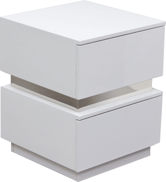 DS-High Gloss Lacquer w/2 Drawers - Eurohaus Modern Furniture LLC
