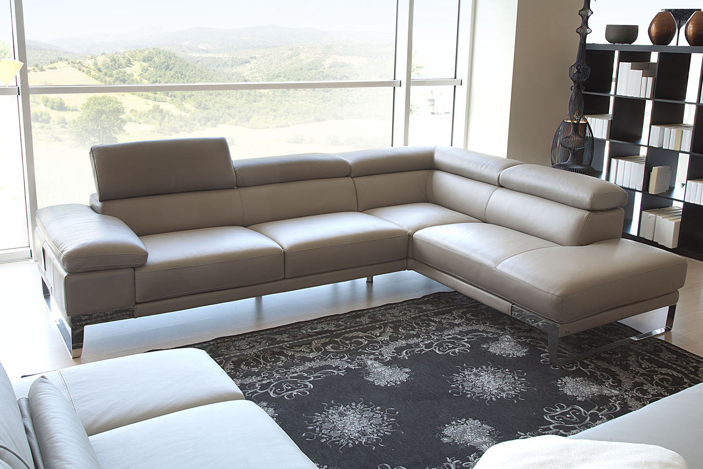 NICOLETTI - DOMUS LEATHER SECTIONAL - ITALY