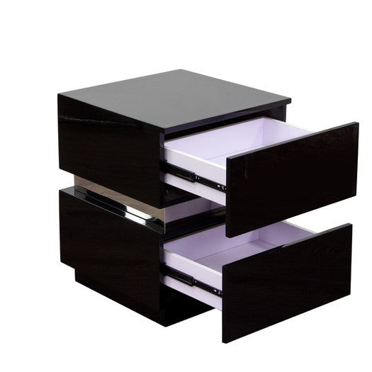 DS-High Gloss Lacquer w/2 Drawers - Eurohaus Modern Furniture LLC