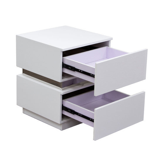 DS-High Gloss Lacquer w/2 Drawers - Eurohaus Modern Furniture LLC