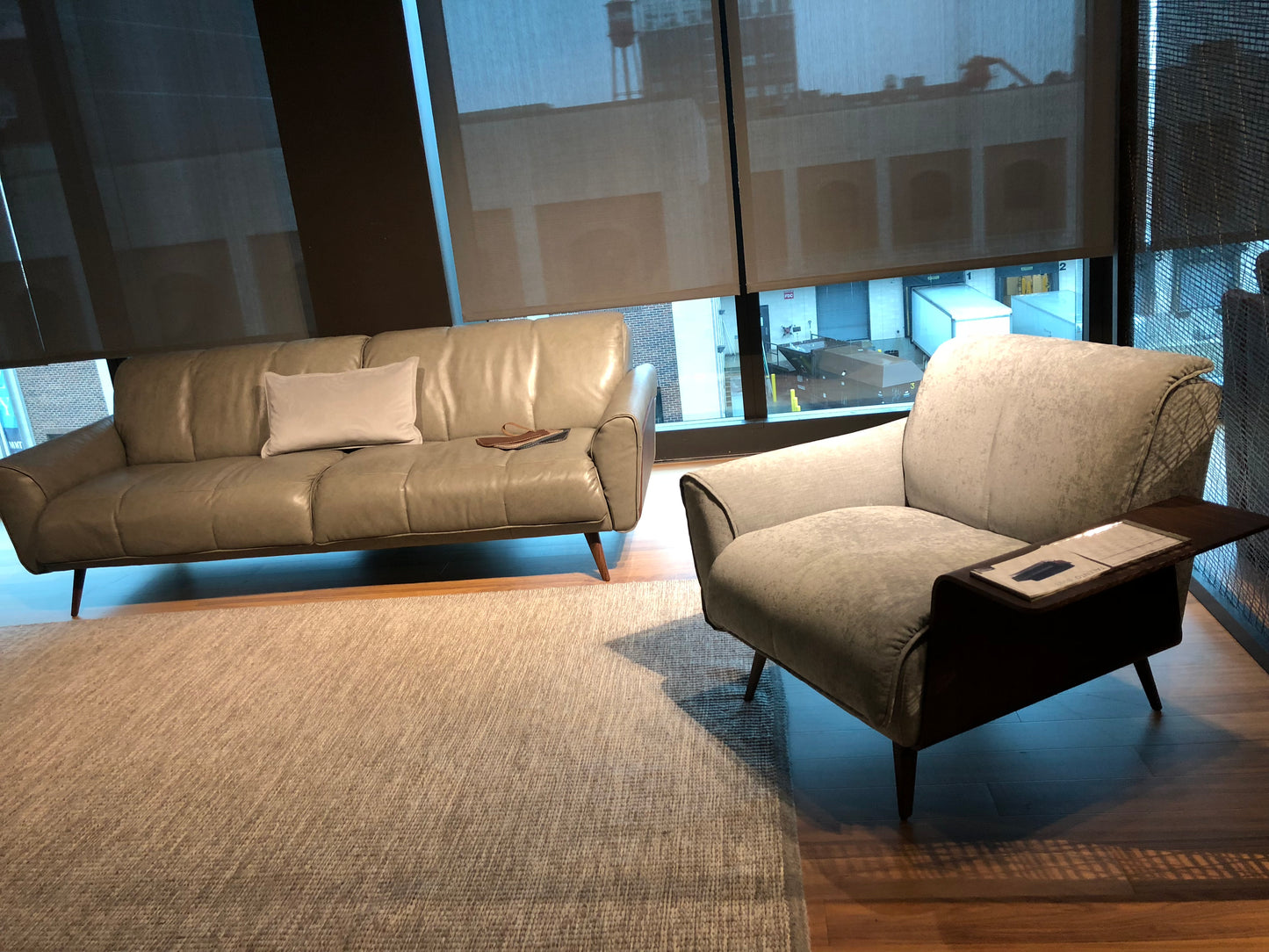 Natuzzi B993 Mid-Century Style Collection - Eurohaus Modern Furniture LLC