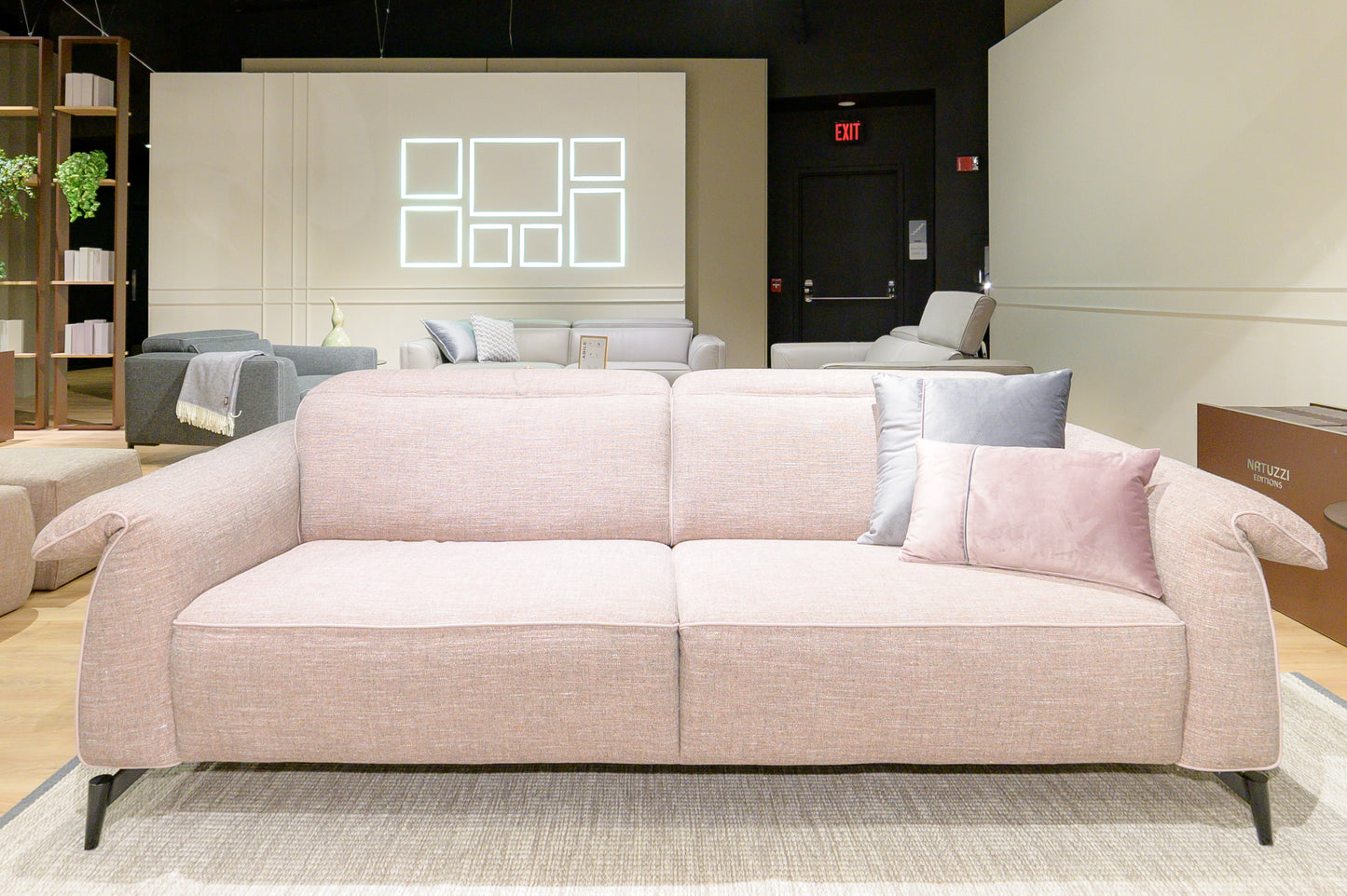 Natuzzi Editions C143 Leggiadro Sofa w/2 pwr. recliners - Eurohaus Modern Furniture LLC