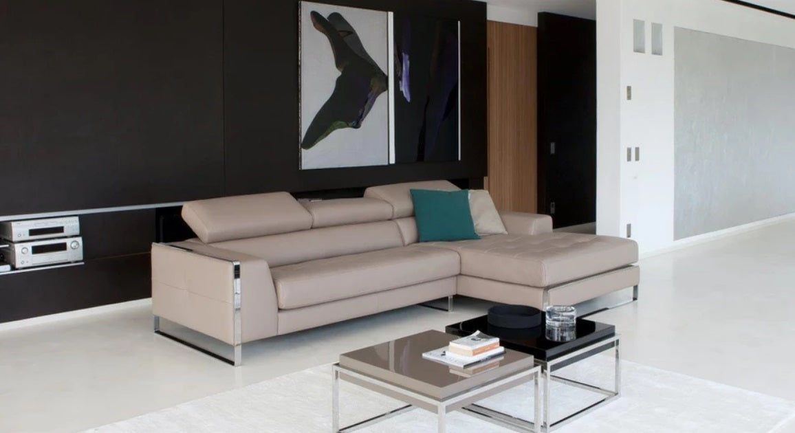 ALPA SALOTTI - Raymond Leather Secational - Eurohaus Modern Furniture LLC