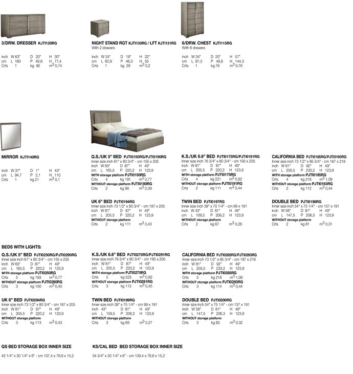 ALF Tivoli Bedroom from... - Eurohaus Modern Furniture LLC