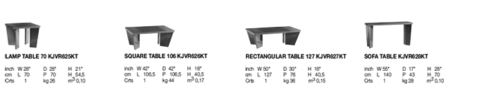 Versilia grey Coffee Table