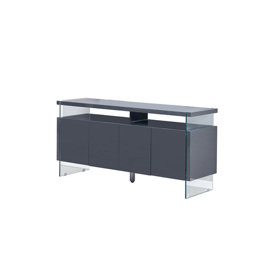 EURO-BQAC33 - High Gloss Server Cabinet - Eurohaus Modern Furniture LLC