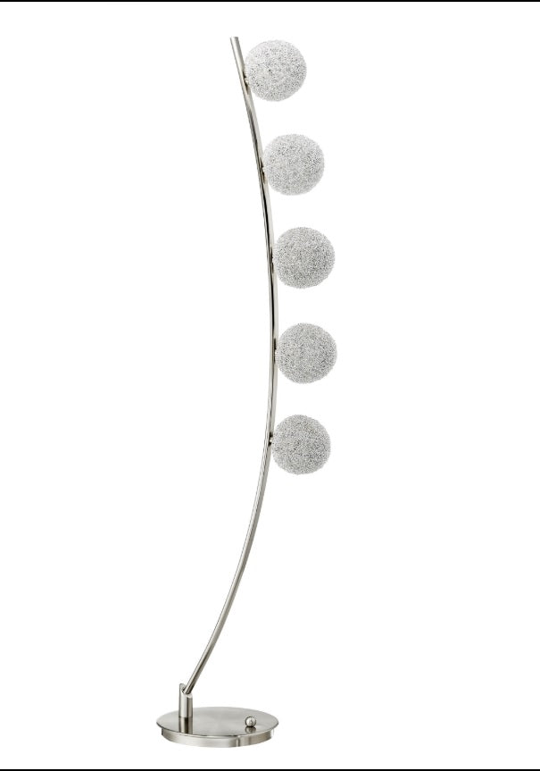 Arch Floor Lamp with Wired Shades - Eurohaus Modern Furniture LLC