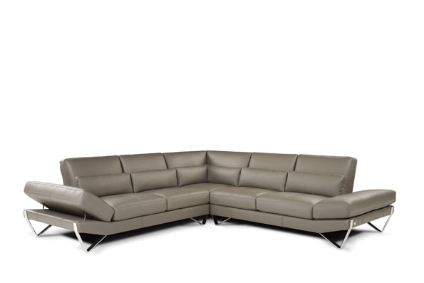 NICOLETTI - EVAN LEATHER SECTIONAL W/PUSH-BACK FUNCTION - STARTS AT - Eurohaus Modern Furniture LLC