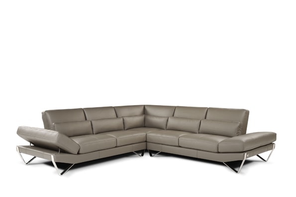 NICOLETTI - EVAN LEATHER SECTIONAL W/PUSH-BACK FUNCTION - STARTS AT