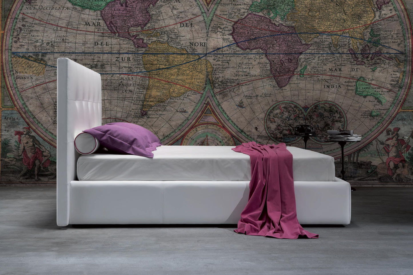 Novaluna - Wall Platform bed - Made in Italy - Eurohaus Modern Furniture LLC