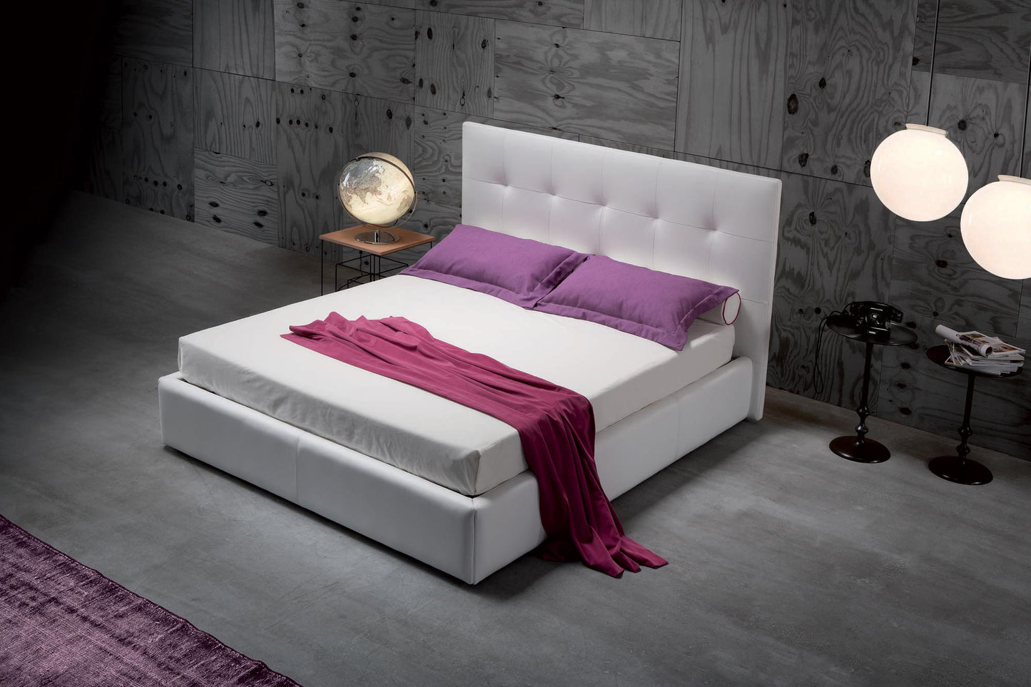 Novaluna - Wall Platform bed - Made in Italy - Eurohaus Modern Furniture LLC
