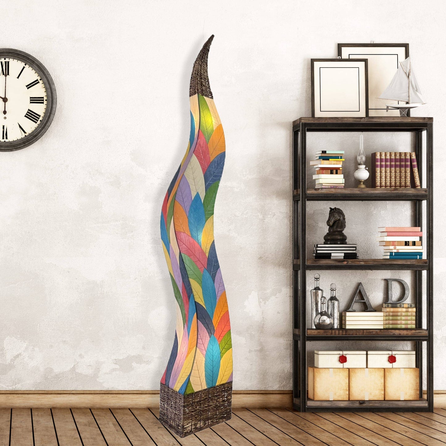 Flame Giant Floor Lamp Multi