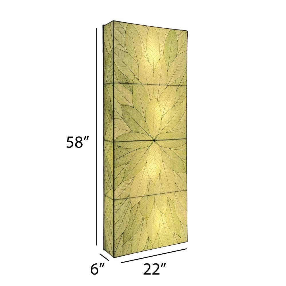 Sunburst Panel Wall Lamp Green - Eurohaus Modern Furniture LLC