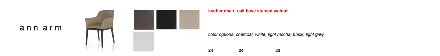 Colibri Genuine leather-Ann Armchair