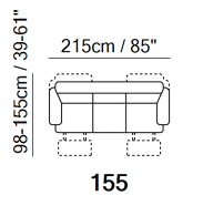 NATUZZI EDITIONS - B693 SOFA [STOCK OPTIONS] - Eurohaus Modern Furniture