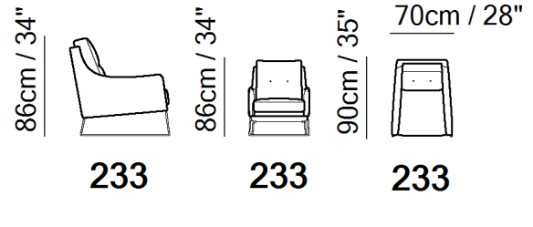 NATUZZI EDITIONS - C011 AMICIZIA ARMCHAIR [STOCK OPTIONS] 15B1 - Eurohaus Modern Furniture
