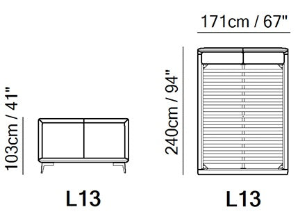 NATUZZI EDITIONS - LE07 Leather Platform Bed  [SPECIAL ORDER OPTIONS] - Eurohaus Modern Furniture