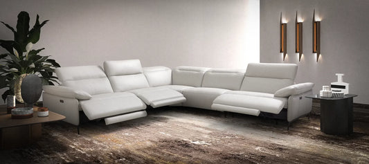 INCANTO I845 5PCS. SECTIONAL WITH 3 RECLINERS