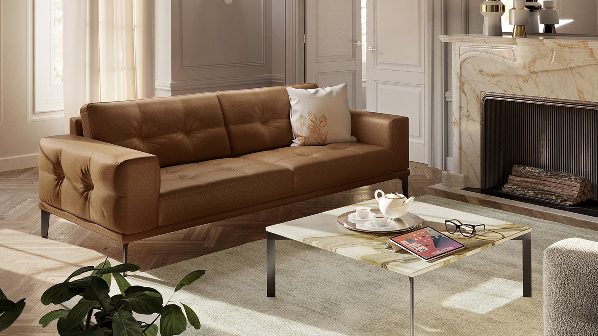 NATUZZI EDITIONS - C301 TOLEDO - SOFA [STOCK OPTIONS] - Eurohaus Modern Furniture