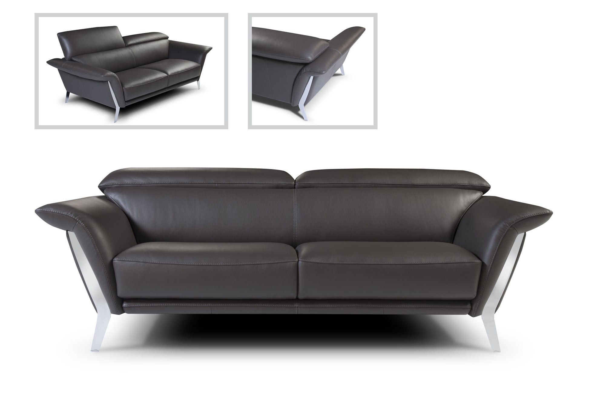 Nicoletti - Heni Leather Sectional - Eurohaus Modern Furniture LLC