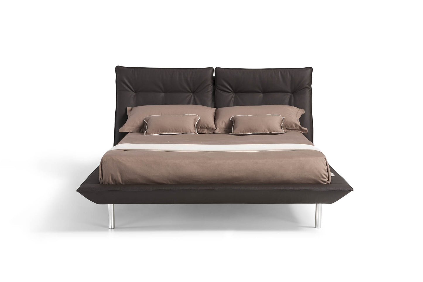 Kyoto vegan-leather Platform Bed