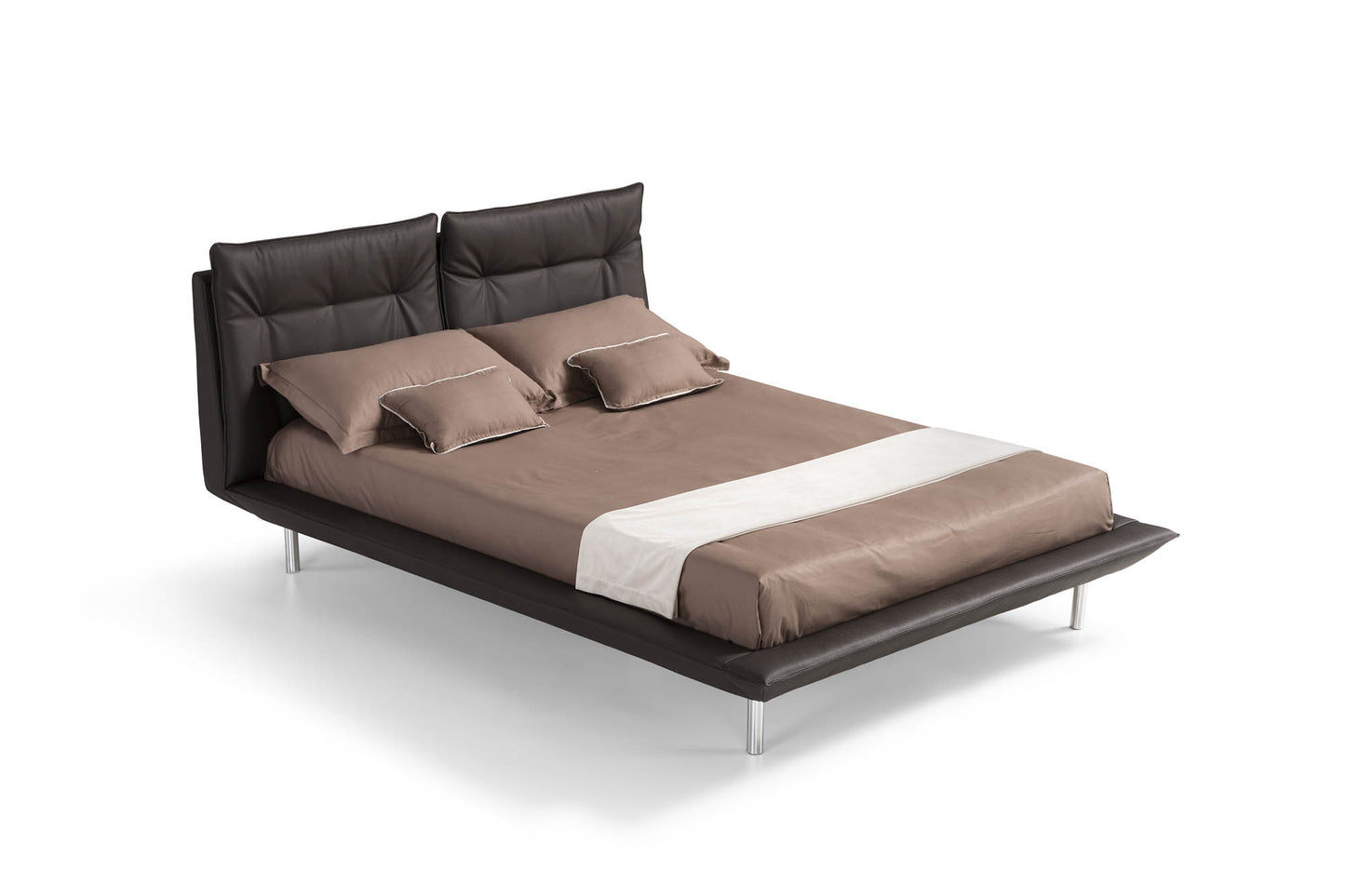 Kyoto vegan-leather Platform Bed