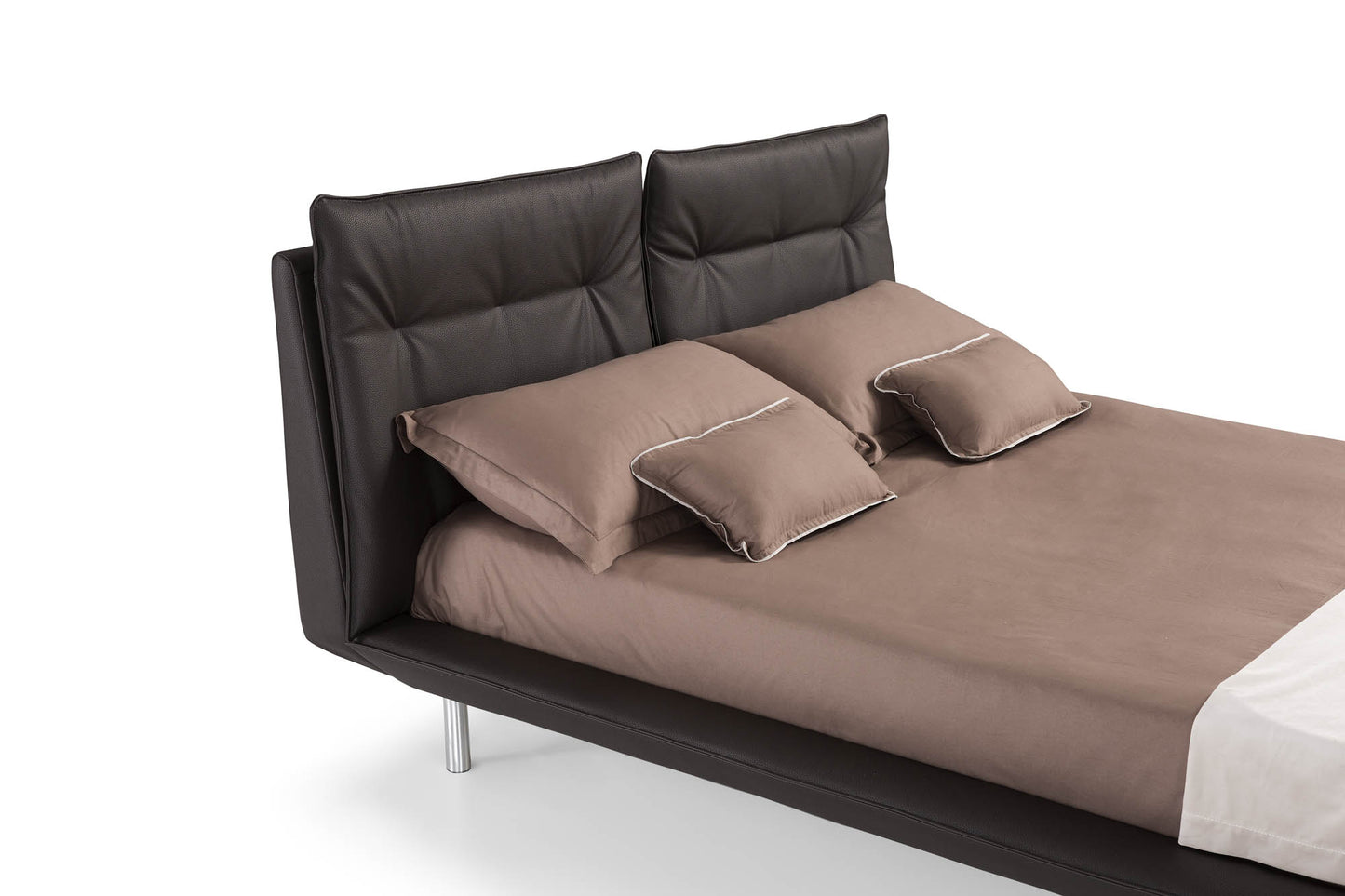 Kyoto vegan-leather Platform Bed