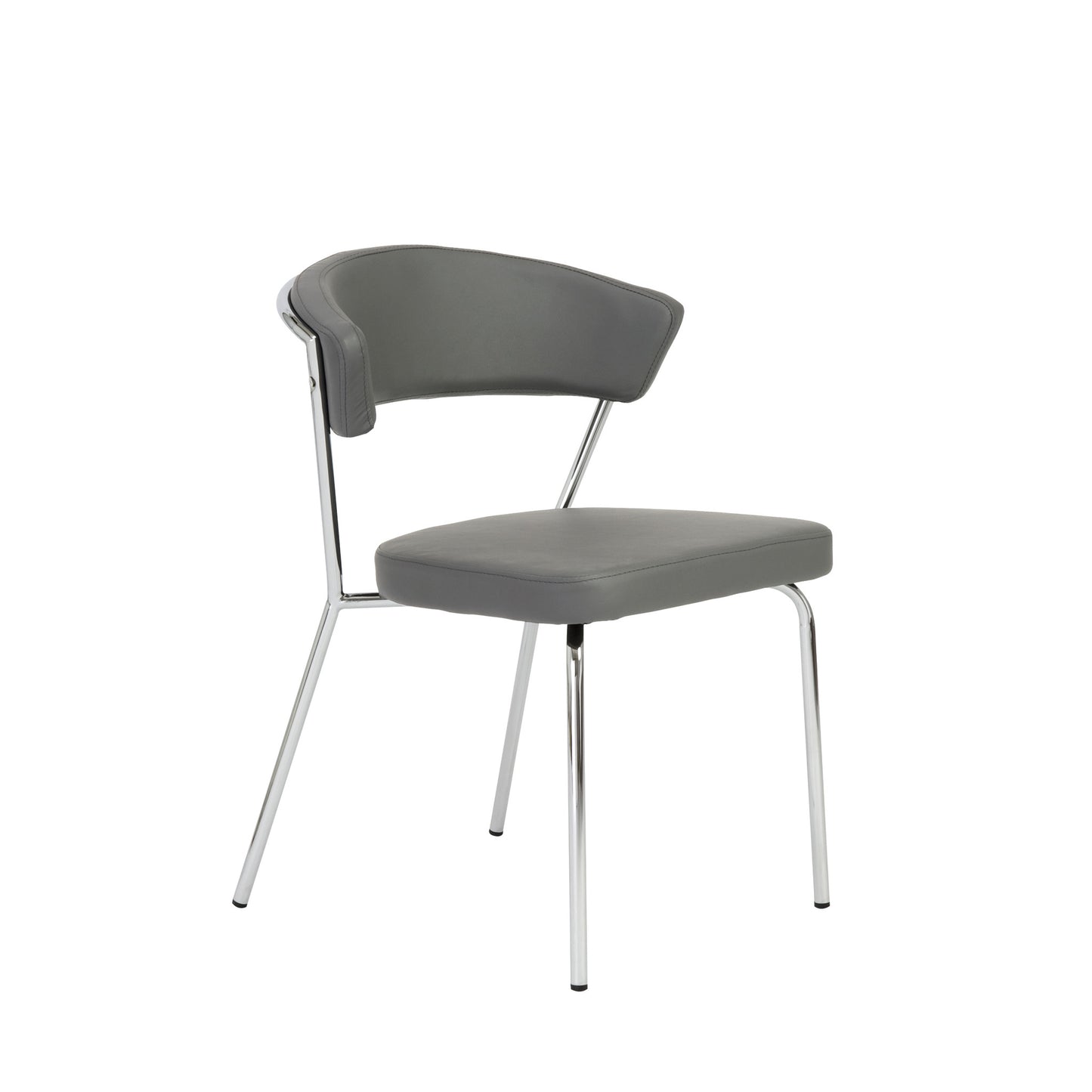 05095 Draco Dining Chair/ Chrome Legs - Eurohaus Modern Furniture LLC