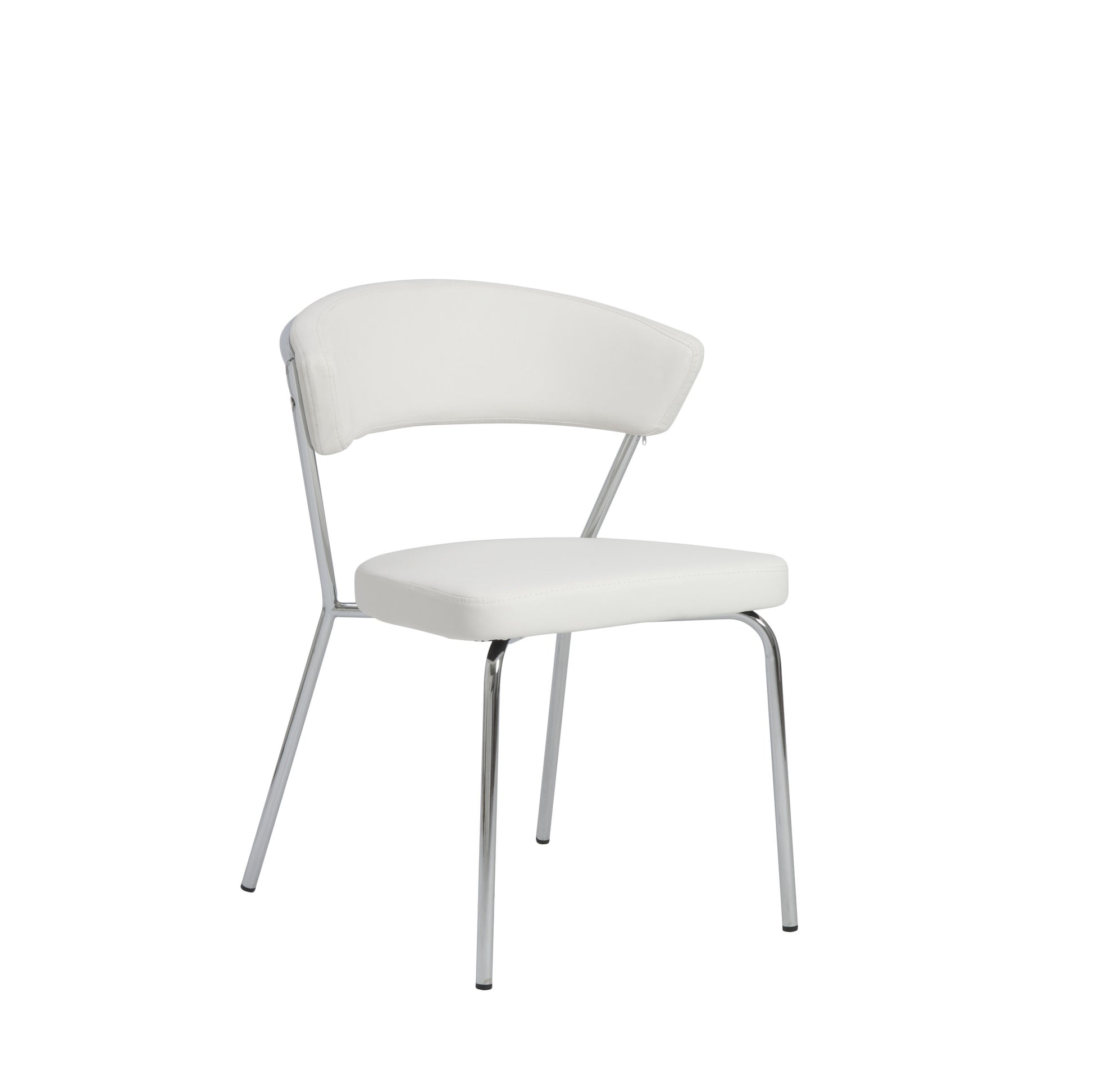 05095 Draco Dining Chair/ Chrome Legs - Eurohaus Modern Furniture LLC